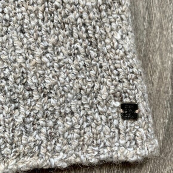 One Grey Day Grace Sweater Merino Alpaca Wool Knit Coastal Cottagecore Brown S - Picture 12 of 16